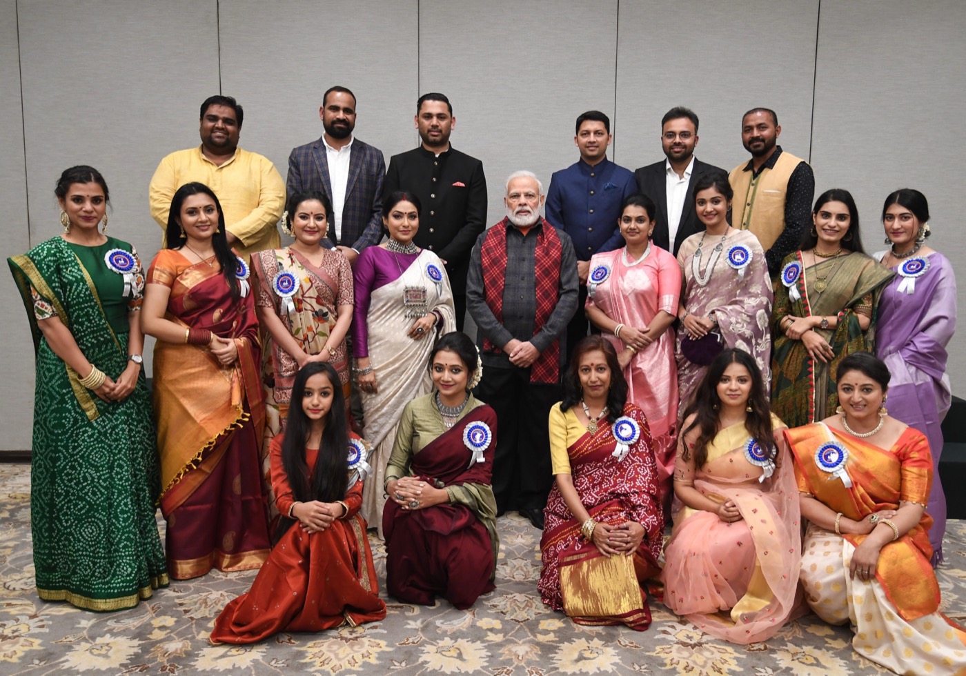 Hellaro team with PM Narendra Modi in New Delhi